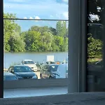 Waterfront Am Main, 15 Min Frankfurt Airport, Terrasse, Free Parking 아파트