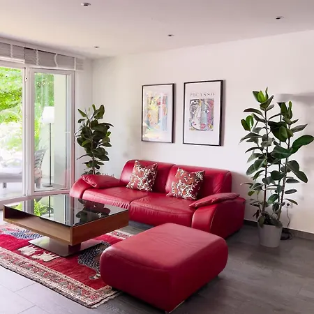 Apartment Modernes Wasserfront Wohnung, Terrasse, Parkplatz Floersheim am Main