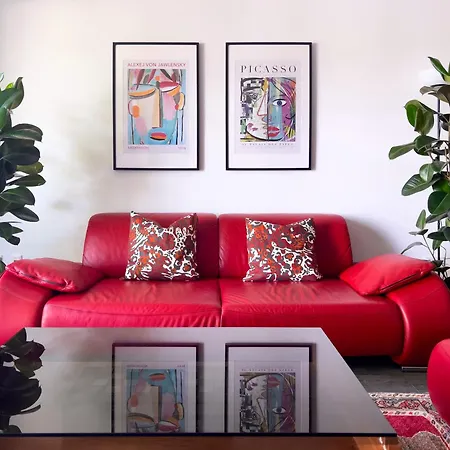 Apartman Modernes Wasserfront Wohnung, Terrasse, Parkplatz