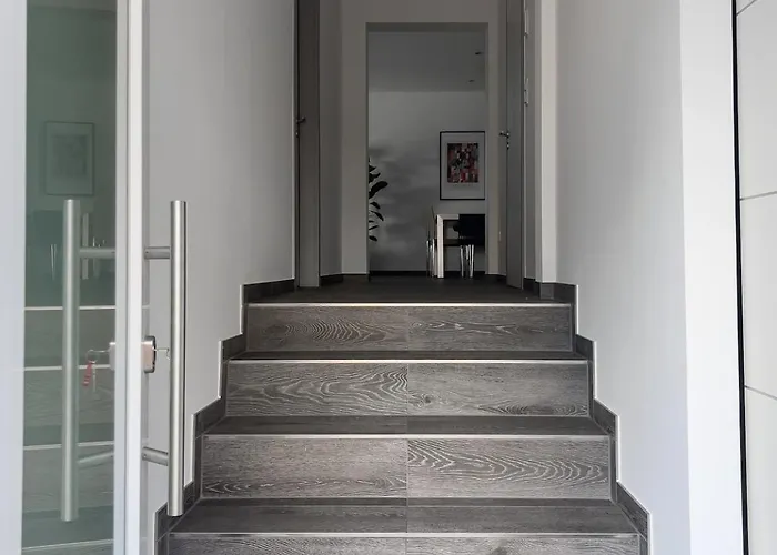 Apartmán Modernes Wasserfront Wohnung, Terrasse, Parkplatz Floersheim am Main