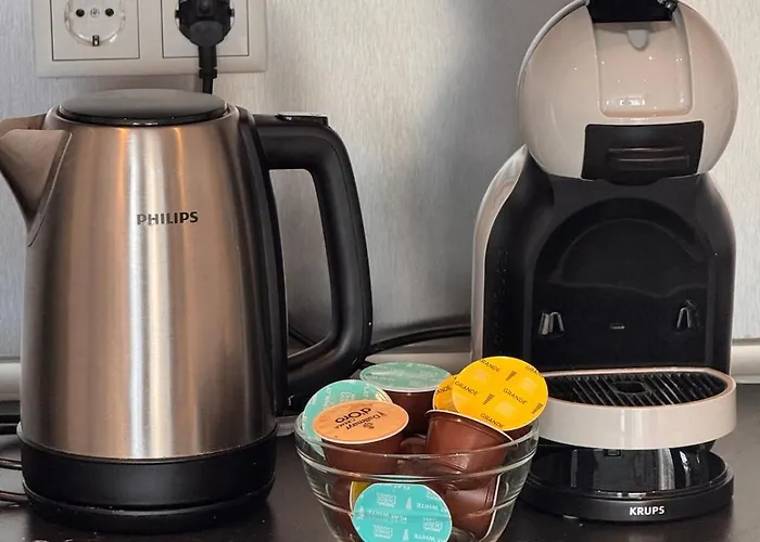 Apartmán Modernes Wasserfront Wohnung, Terrasse, Parkplatz *