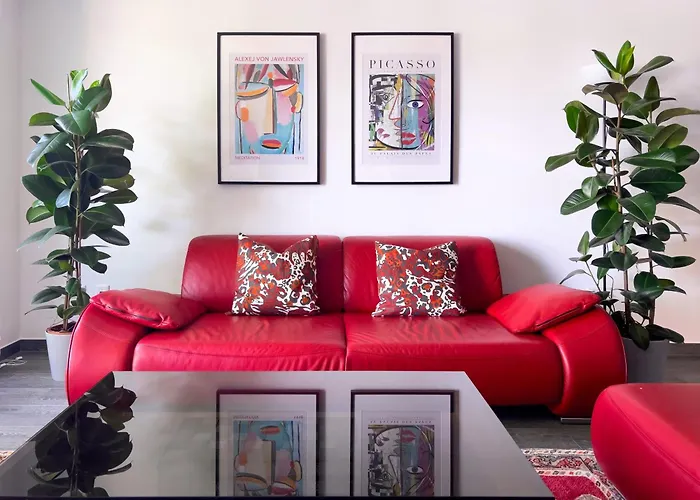 Apartmán Modernes Wasserfront Wohnung, Terrasse, Parkplatz